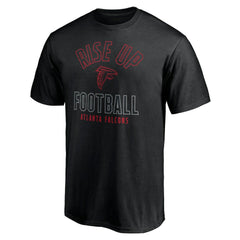 Atlanta Falcons Nickname Arc T-Shirt Black - NFL