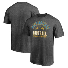 Los Angeles Chargers Nickname Arc T-Shirt Charcoal - NFL