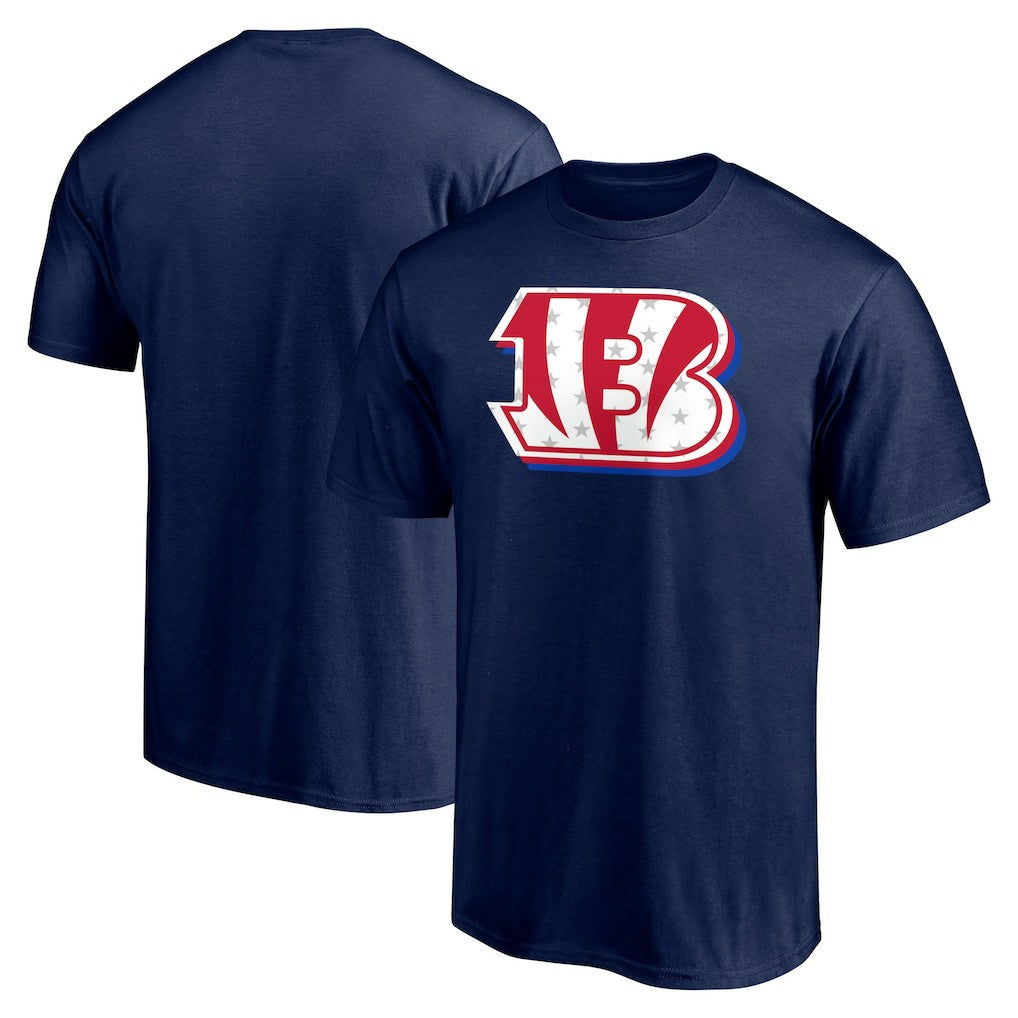 Cincinnati Bengals Red White and Team T-Shirt Navy - NFL