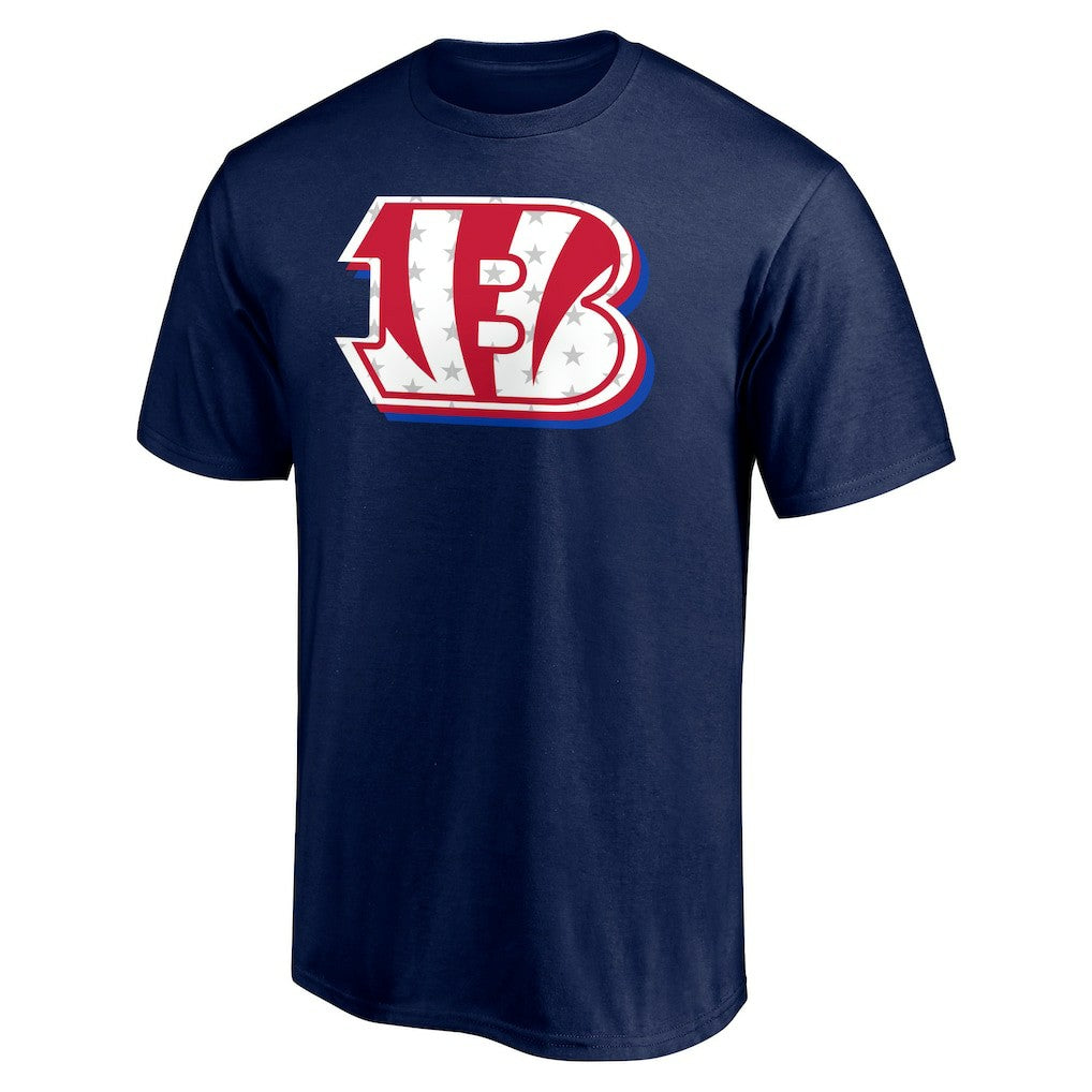 Cincinnati Bengals Red White and Team T-Shirt Navy - NFL