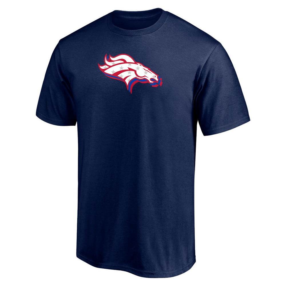 Denver Broncos Red White and Team T-Shirt Navy - NFL