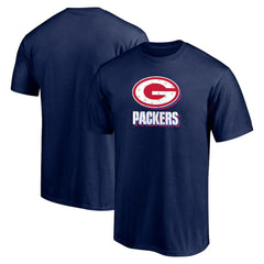 Green Bay Packers Red White and Team T-Shirt Navy - NFL