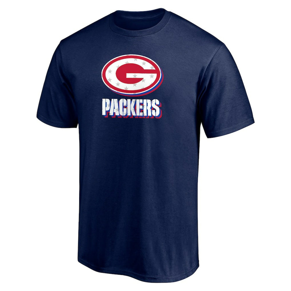 Green Bay Packers Red White and Team T-Shirt Navy - NFL