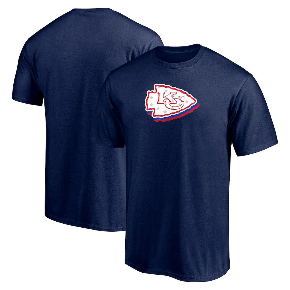 Kansas City Chiefs Red White and Team T-Shirt Navy - NFL