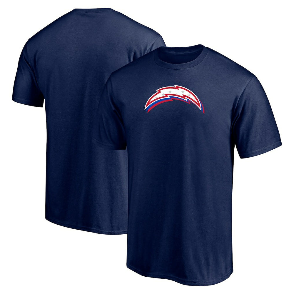 Los Angeles Chargers Red White and Team T-Shirt Navy - NFL