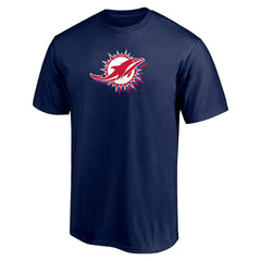 Miami Dolphins Red White and Team T-Shirt Navy - NFL