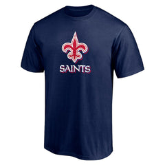 New Orleans Saints Red White and Team T-Shirt Navy - NFL
