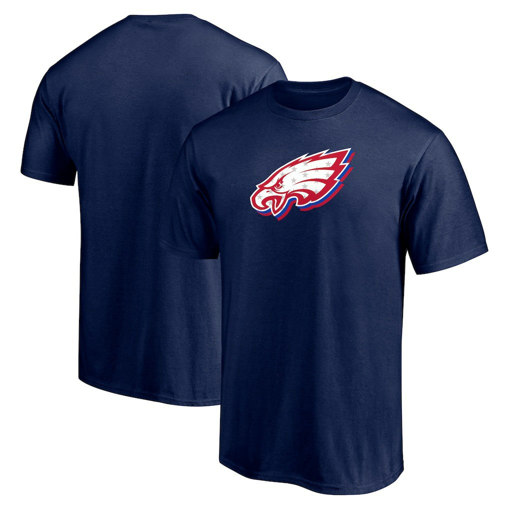 Philadelphia Eagles Red White and Team T-Shirt Navy - NFL