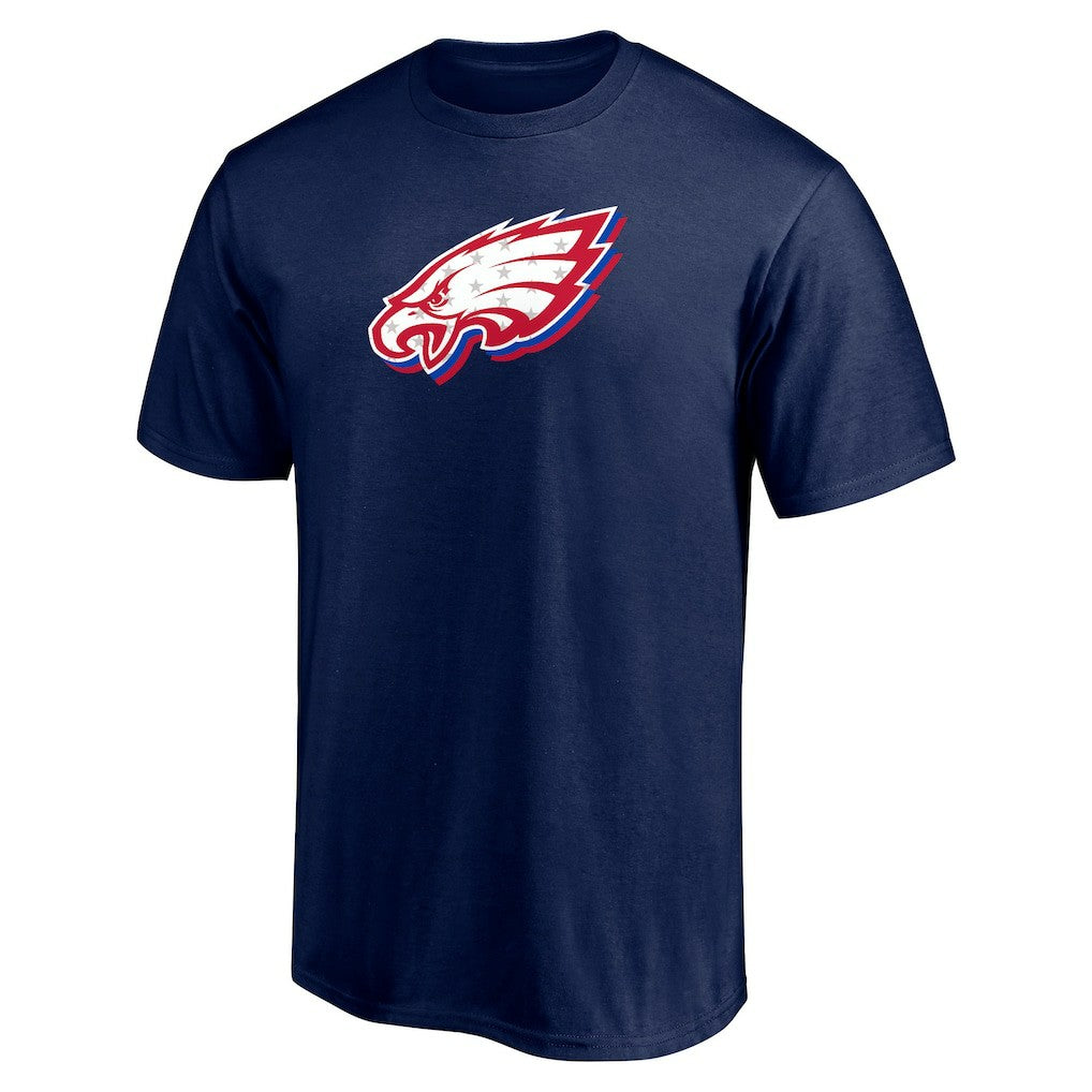 Philadelphia Eagles Red White and Team T-Shirt Navy - NFL