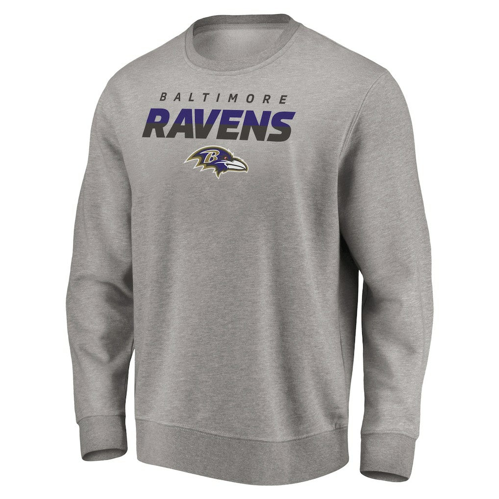 Baltimore Ravens Elevate Play Pullover Sweatshirt Gray - NFL