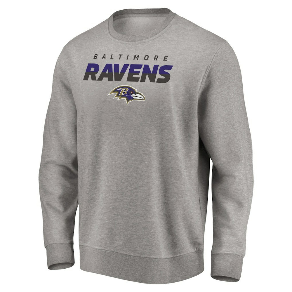 Baltimore Ravens Elevate Play Pullover Sweatshirt Gray - NFL