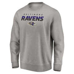 Baltimore Ravens Elevate Play Pullover Sweatshirt Gray - NFL