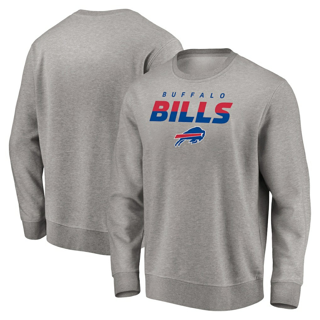 Buffalo Bills Elevate Play Pullover Sweatshirt Gray - NFL