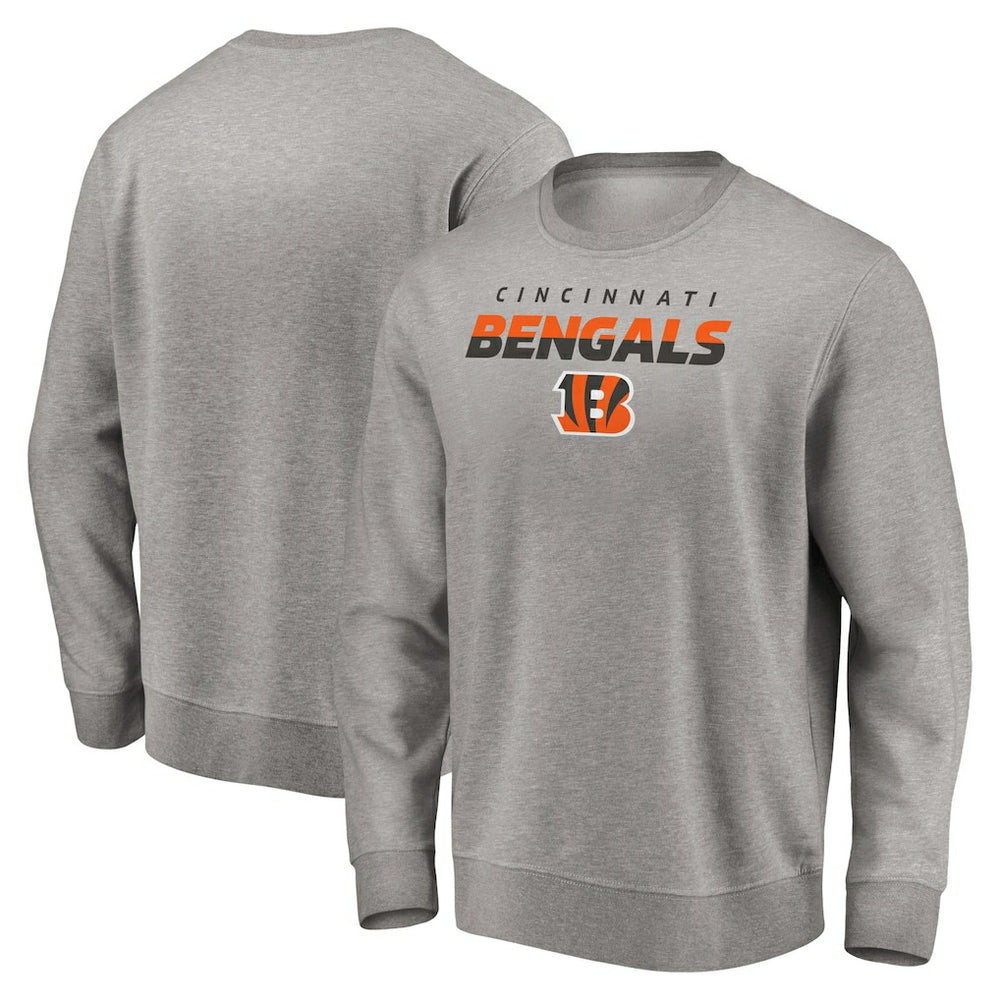 Cincinnati Bengals Elevate Play Pullover Sweatshirt Gray - NFL
