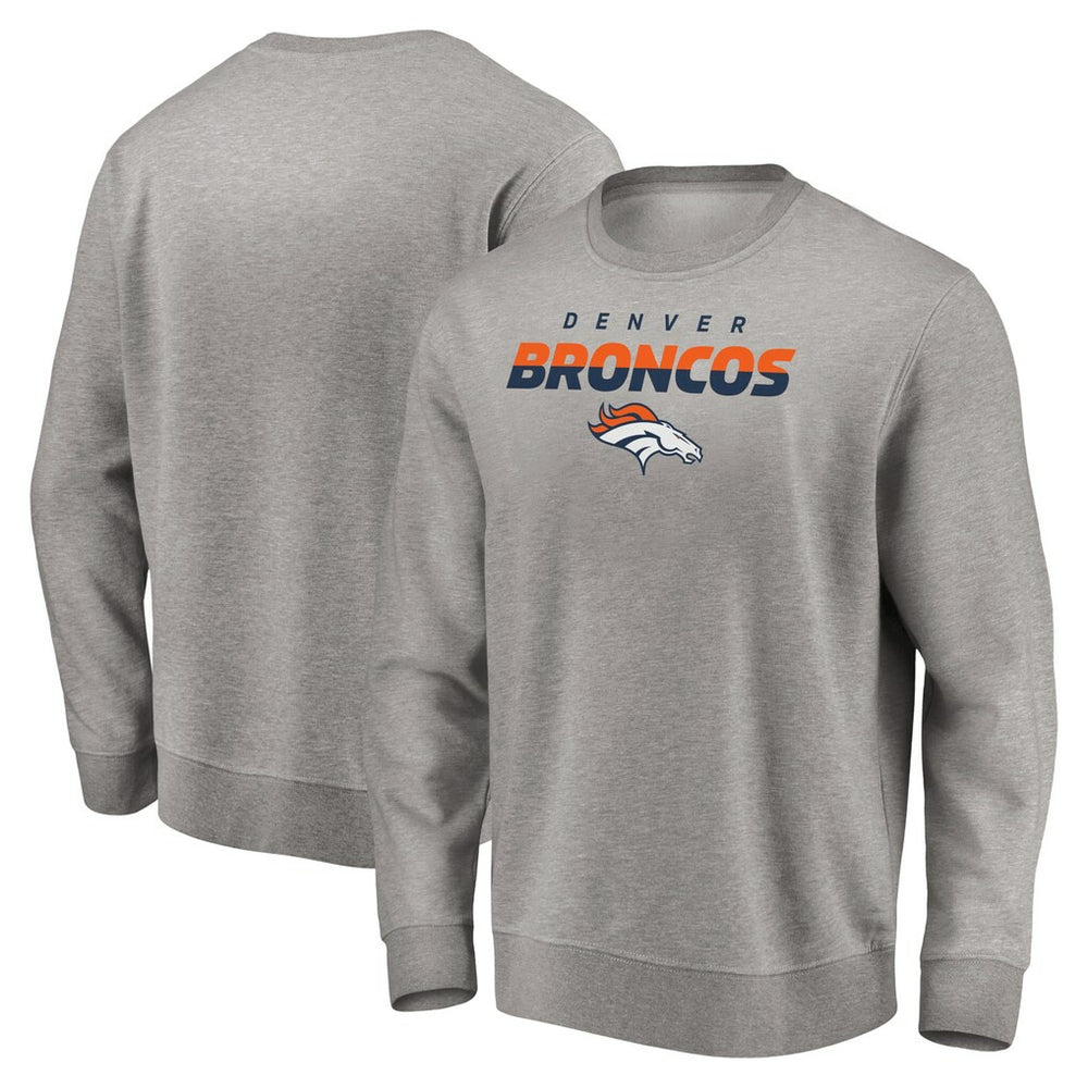 Denver Broncos Elevate Play Pullover Sweatshirt Gray - NFL