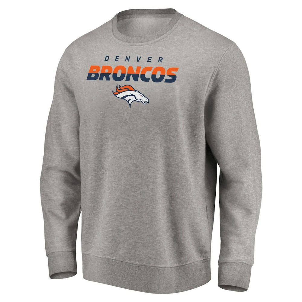 Denver Broncos Elevate Play Pullover Sweatshirt Gray - NFL