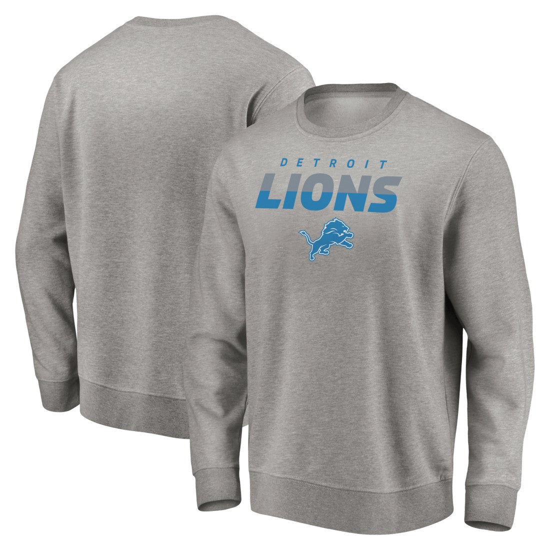 Detroit Lions Elevate Play Pullover Sweatshirt Gray - NFL