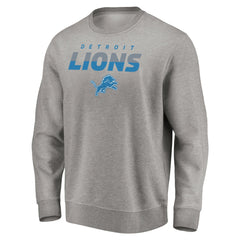 Detroit Lions Elevate Play Pullover Sweatshirt Gray - NFL