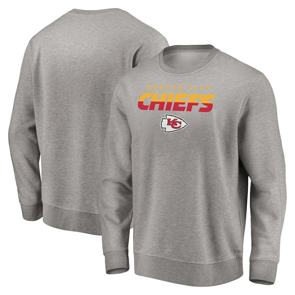 Kansas City Chiefs Elevate Play Pullover Sweatshirt Gray - NFL