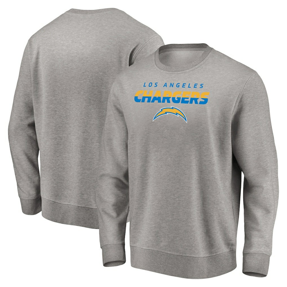 Los Angeles Chargers Elevate Play Pullover Sweatshirt Gray - NFL