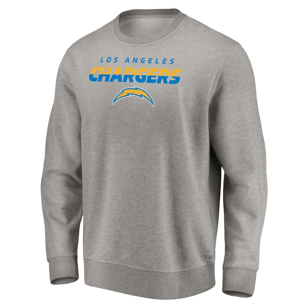 Los Angeles Chargers Elevate Play Pullover Sweatshirt Gray - NFL