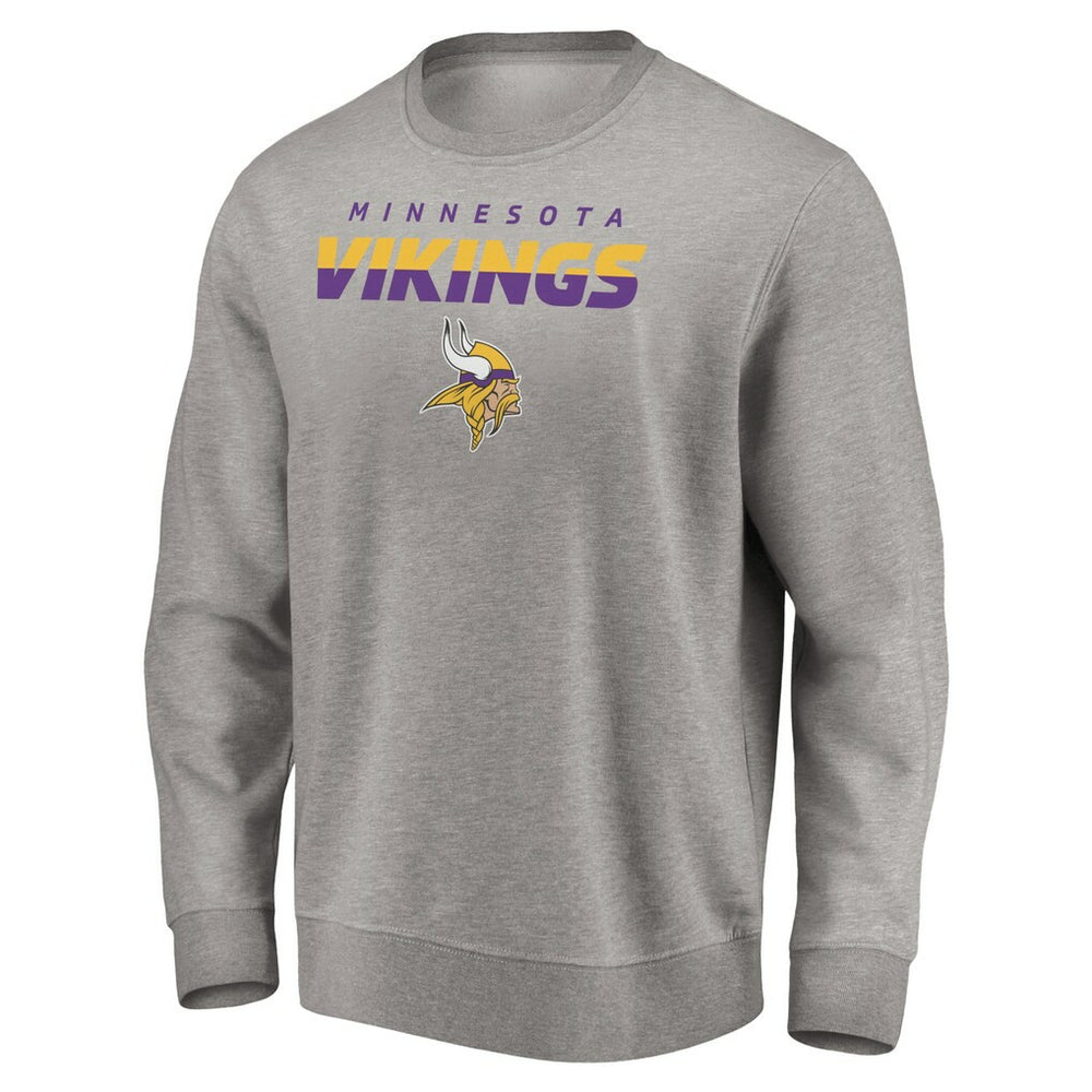 Minnesota Vikings Elevate Play Pullover Sweatshirt Gray - NFL
