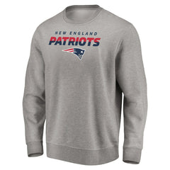 New England Patriots Elevate Play Pullover Sweatshirt Gray - NFL
