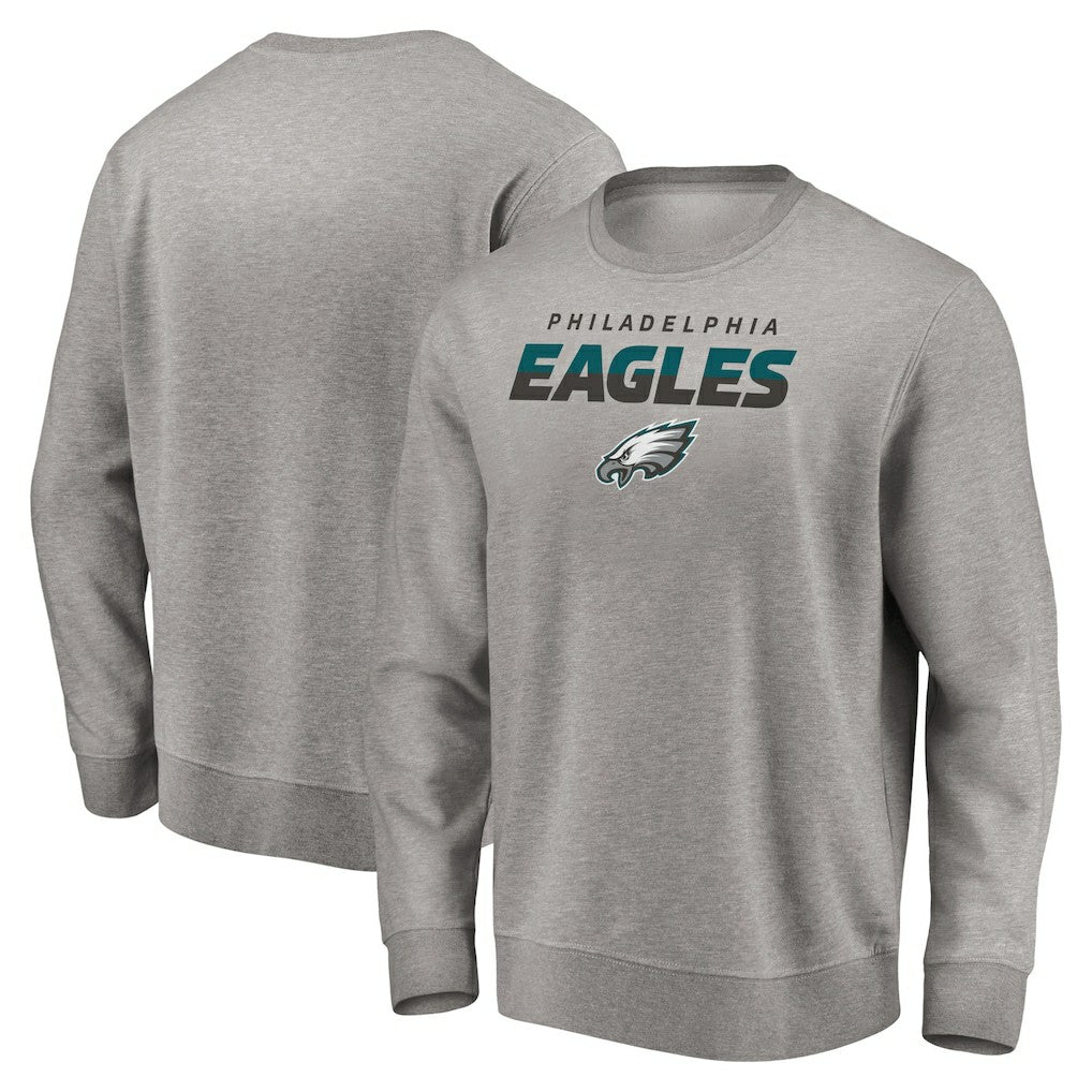 Philadelphia Eagles Elevate Play Pullover Sweatshirt Gray - NFL