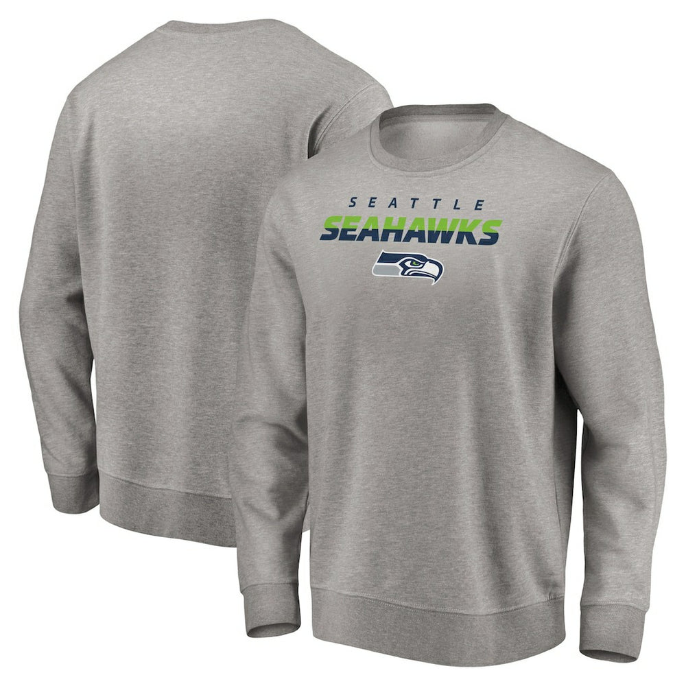 Seattle Seahawks Elevate Play Pullover Sweatshirt Gray - NFL