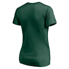 Green Bay Packers Women's Long Stride V-Neck T-Shirt Green - NFL