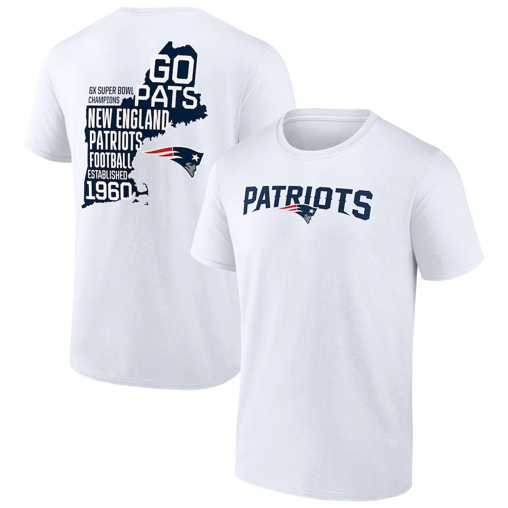 New England Patriots Hot Shot T-Shirt White - NFL