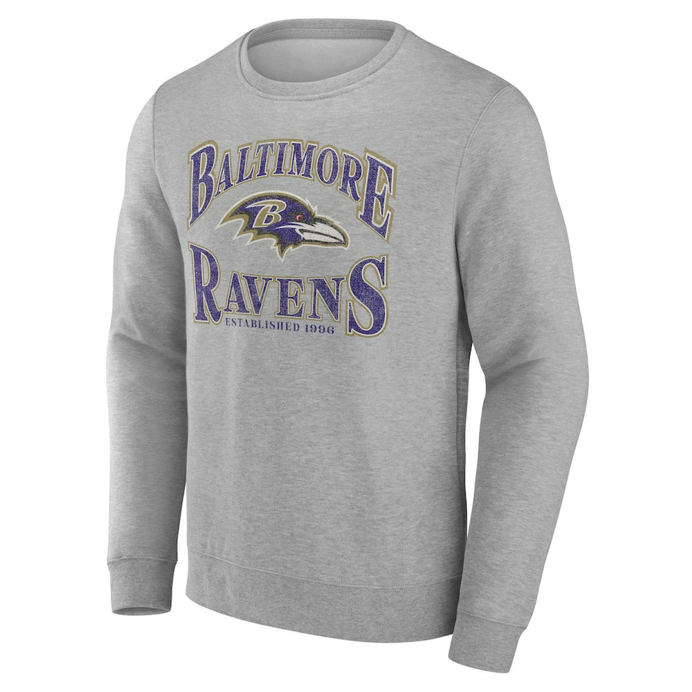 Baltimore Ravens Playability Pullover Sweatshirt Gray - NFL