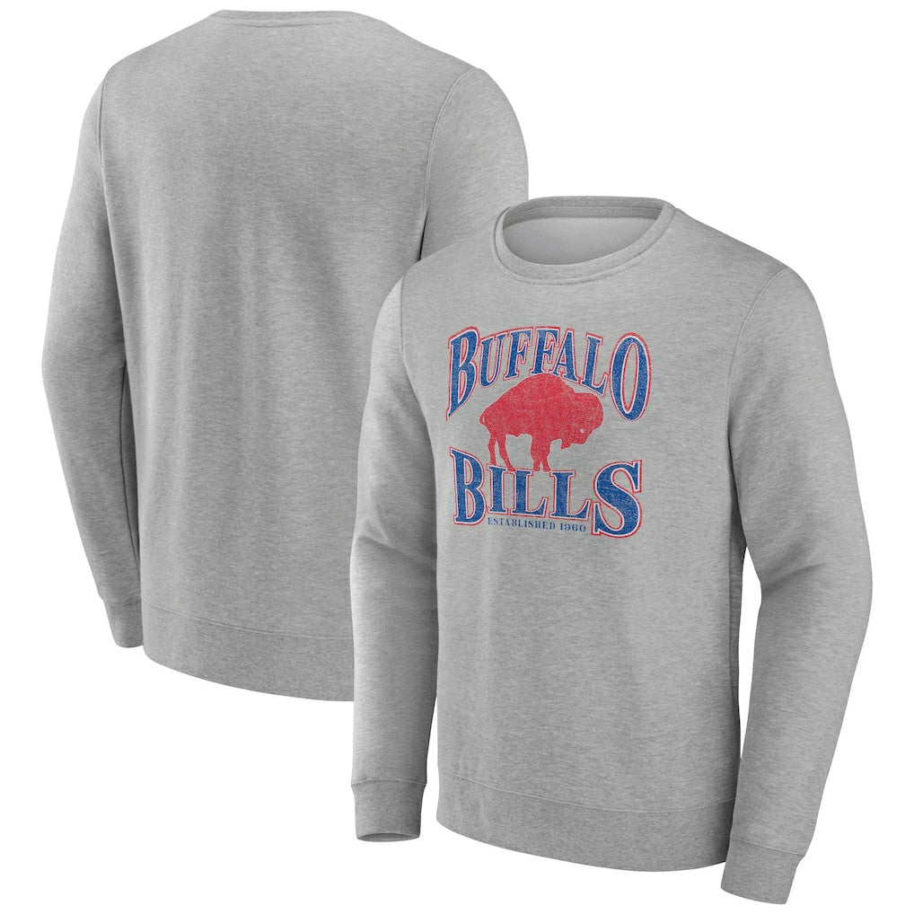 Buffalo Bills Playability Pullover Sweatshirt Gray - NFL