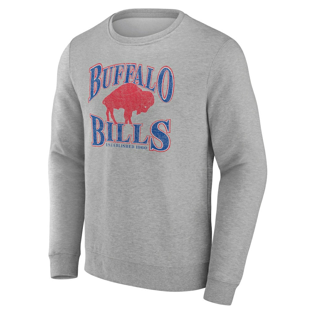 Buffalo Bills Playability Pullover Sweatshirt Gray - NFL