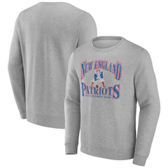 New England Patriots Playability Pullover Sweatshirt Gray - NFL