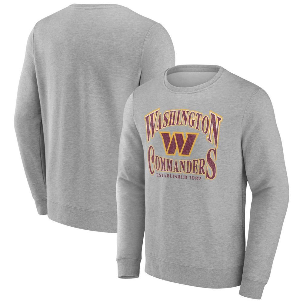 Washington Commanders Playability Pullover Sweatshirt Gray - NFL