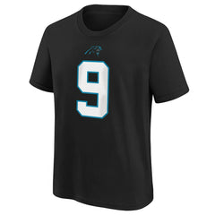 Bryce Young Carolina Panthers Youth Player Name & Number T-Shirt Black - Nike