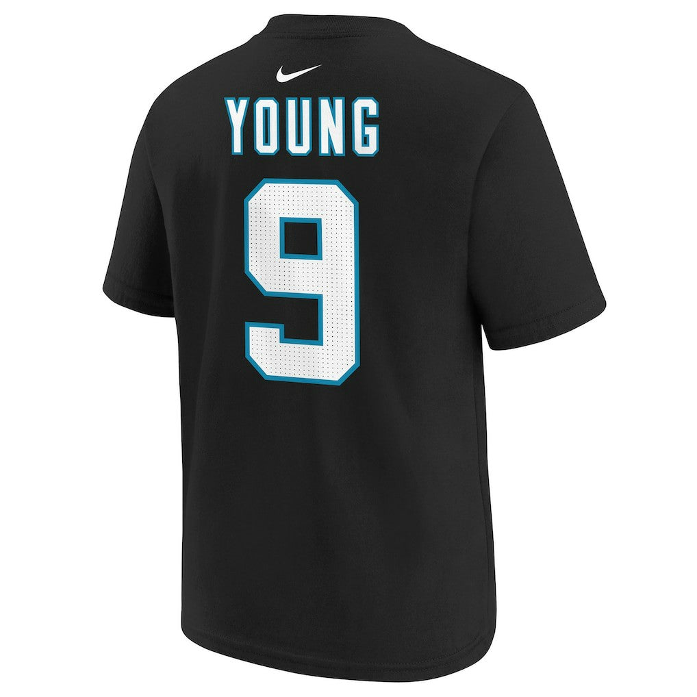 Bryce Young Carolina Panthers Youth Player Name & Number T-Shirt Black - Nike
