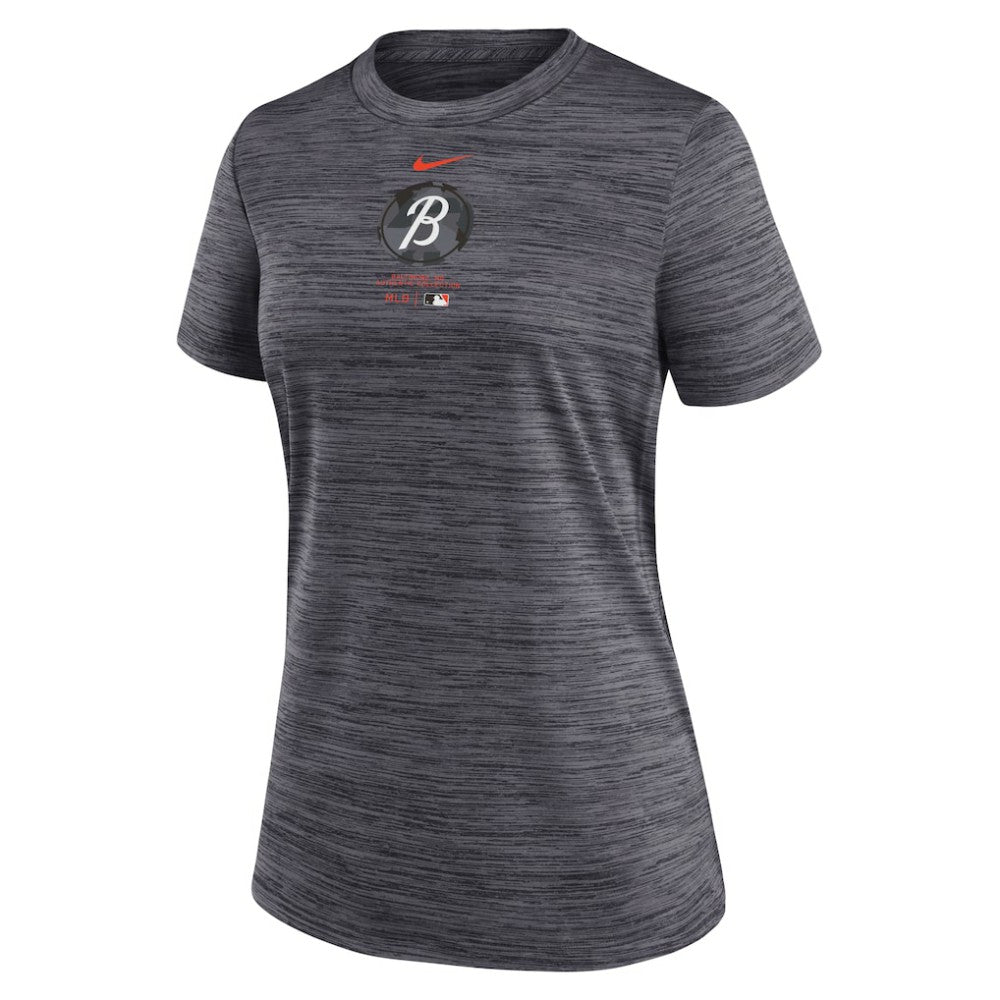 Baltimore Orioles Nike Women's City Connect Practice Velocity T-Shirt Clearance