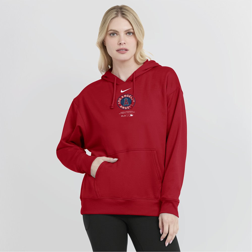 Los Angeles Angels Nike Women's City Connect Practice Performance Pullover Hoodie On Sale