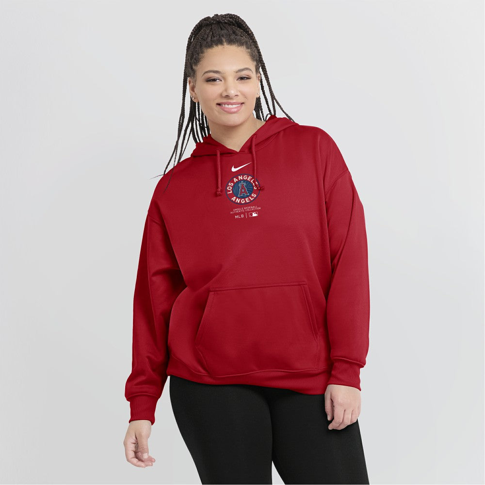 Los Angeles Angels Nike Women's City Connect Practice Performance Pullover Hoodie On Sale