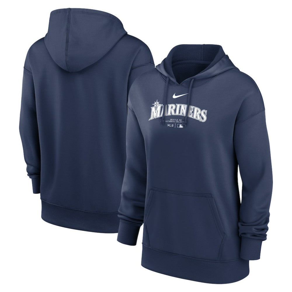 Seattle Mariners Nike Women's Authentic Collection Performance Pullover Hoodie discount