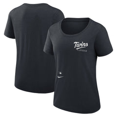 Minnesota Twins Nike Women's Authentic Collection Performance Scoop Neck T-Shirt Clearance