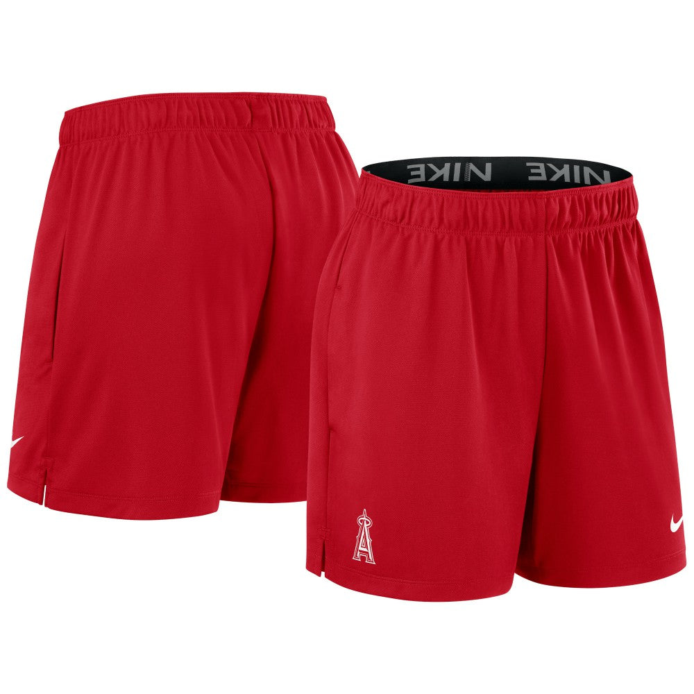 Los Angeles Angels Nike Women's Authentic Collection Knit Shorts On Sale