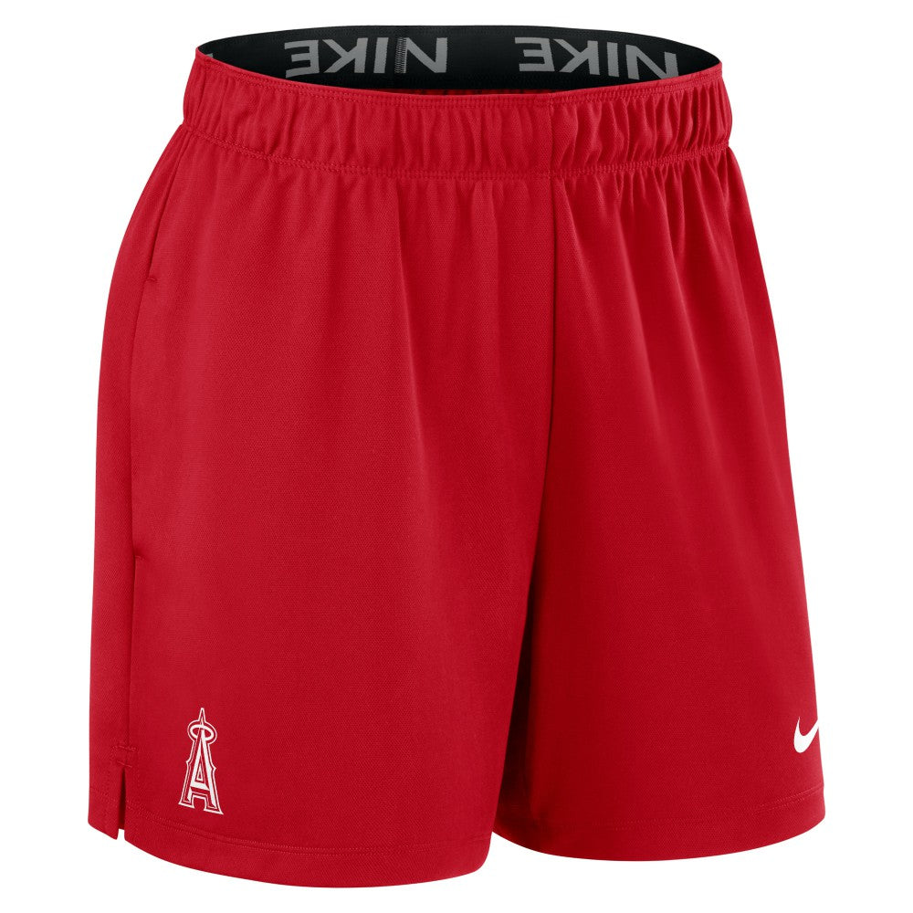 Los Angeles Angels Nike Women's Authentic Collection Knit Shorts On Sale