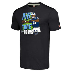 Anthony Richardson Sr. Indianapolis Colts Homage Unisex Caricature Player Tri-Blend T-Shirt Charcoal - NFL