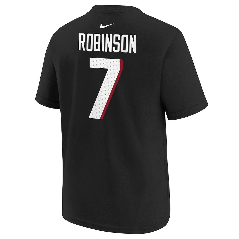 Bijan Robinson Atlanta Falcons Youth Player Name & Number T-Shirt Black - Nike