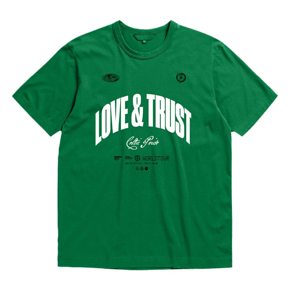 Mitchell & Ness - Boston Celtics Bleacher Report x  Unisex World Tour T-Shirt - Kelly Green