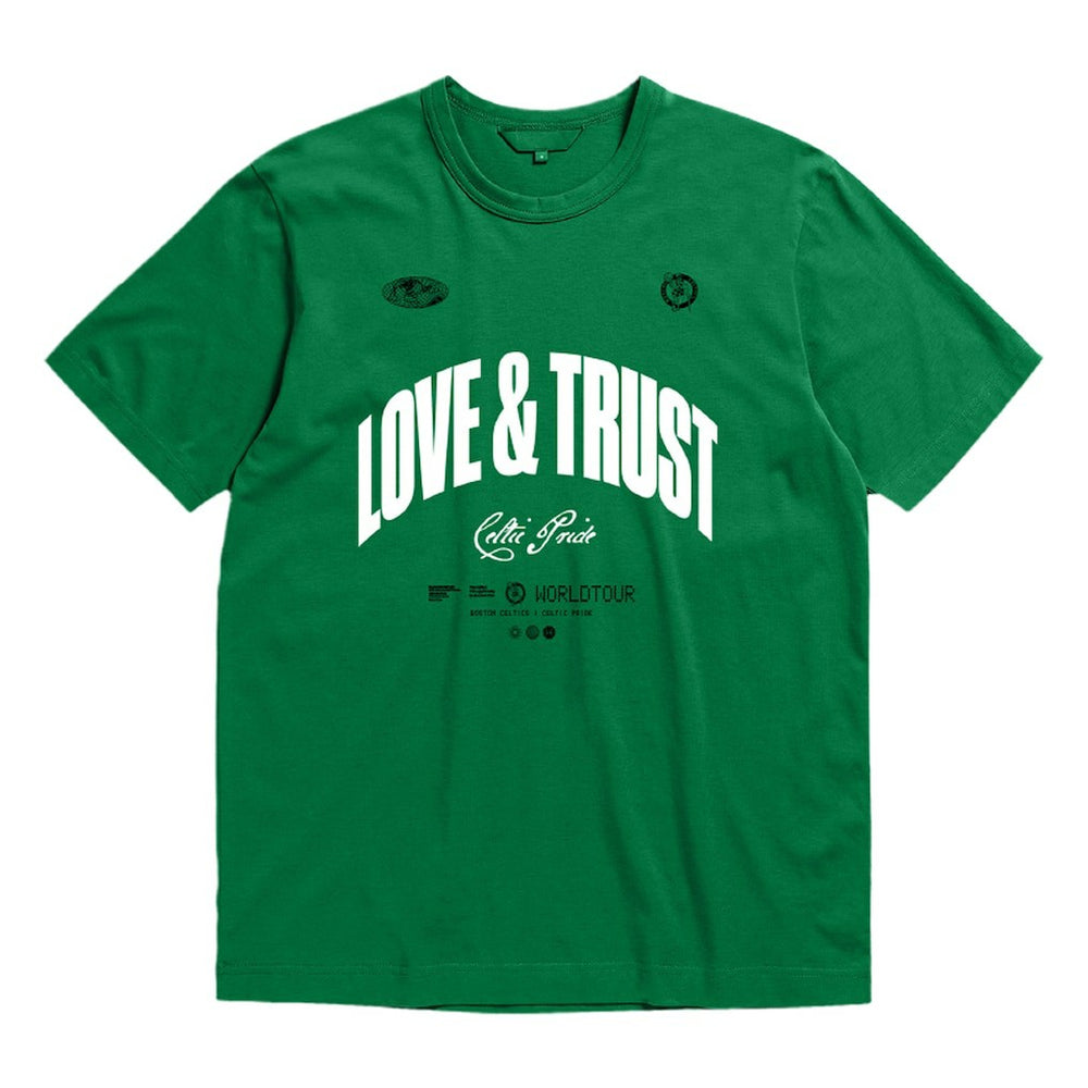 Mitchell & Ness - Boston Celtics Bleacher Report x  Unisex World Tour T-Shirt - Kelly Green