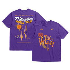 Mitchell & Ness - Phoenix Suns Bleacher Report x  Unisex World Tour T-Shirt - Purple